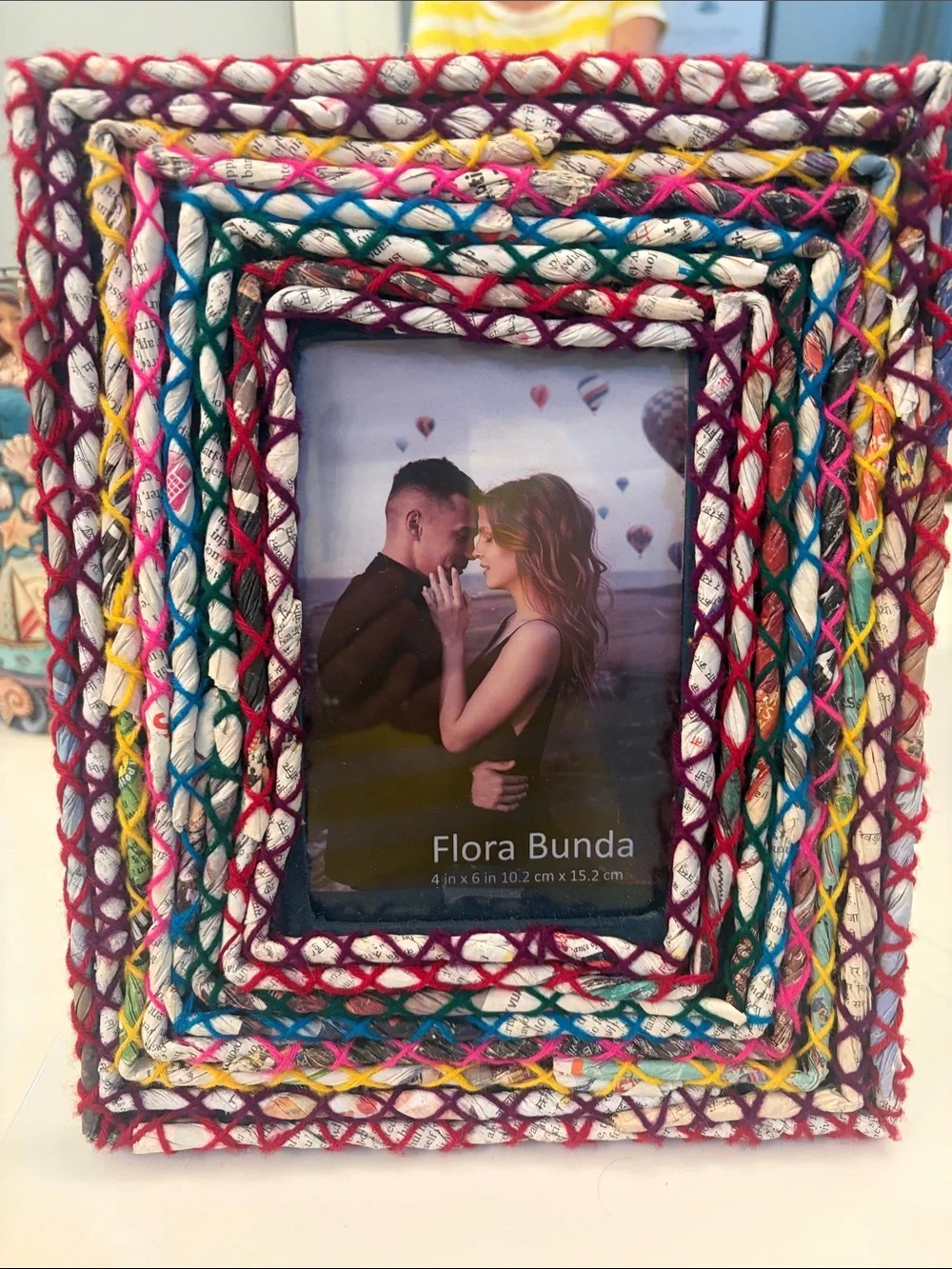 Multicolor Woven Photo Frame